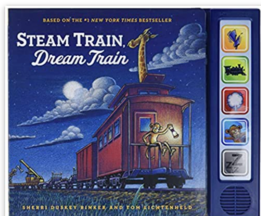 Livre sonore du train de rêve du train à vapeur 