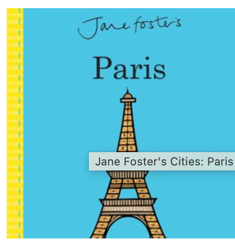 Copy of Jane Foster's Cities: Paris