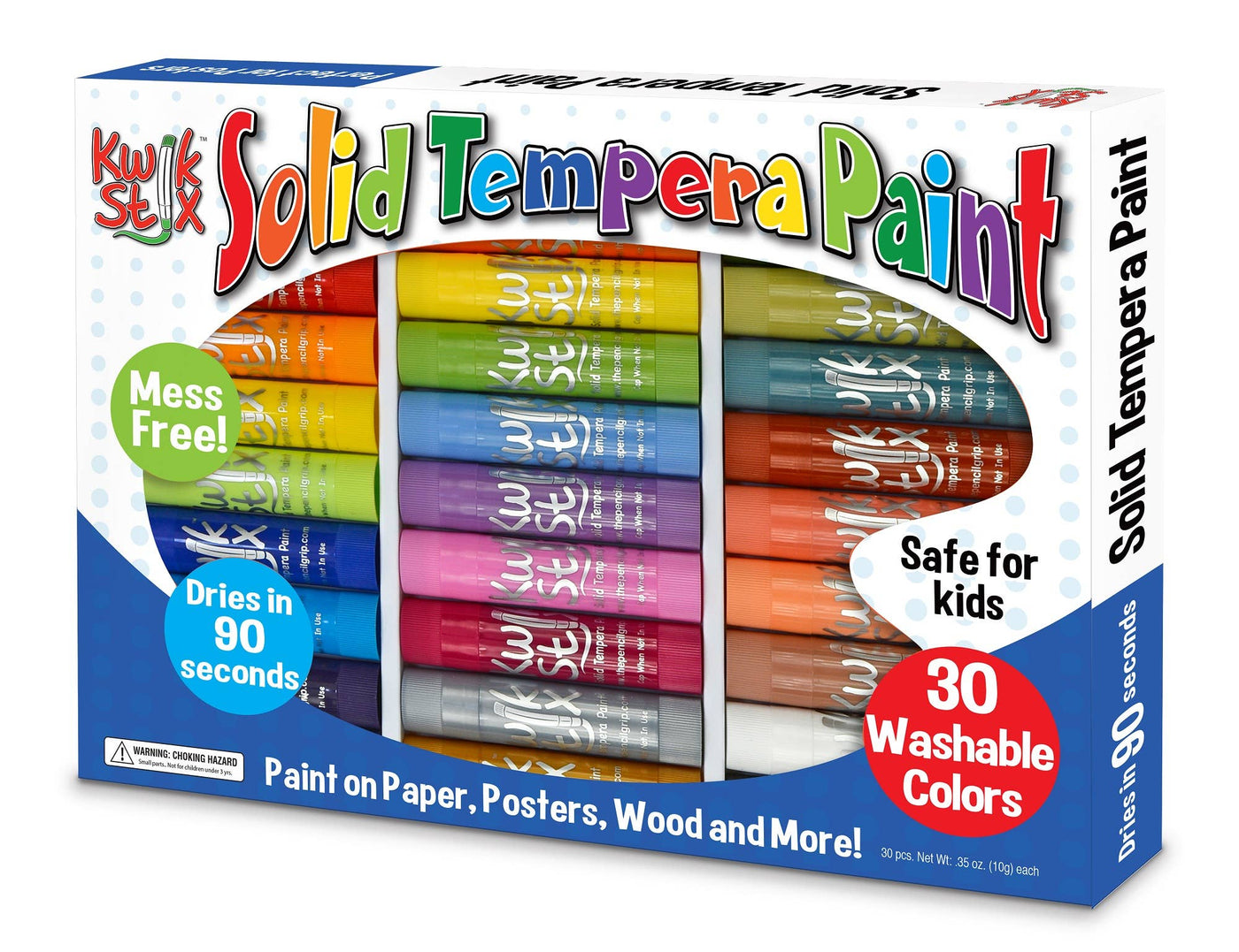 The Pencil Grip, Inc. - KwikStix  Tempera Paint- Art Set 30 Colors TPG-681 - Mumzie's Children