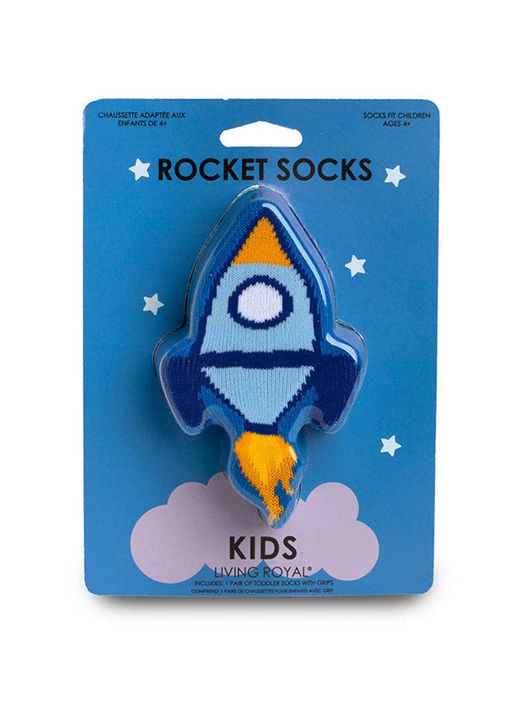 Living Royal - Chaussettes Rocket 3D pour enfants