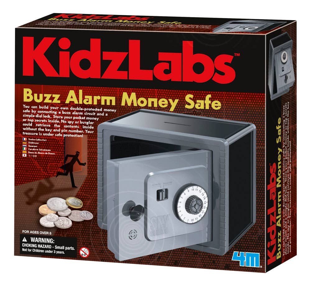 Toysmith - 4M Buzz Alarm Money Safe DIY Kit - Mumzie's Children