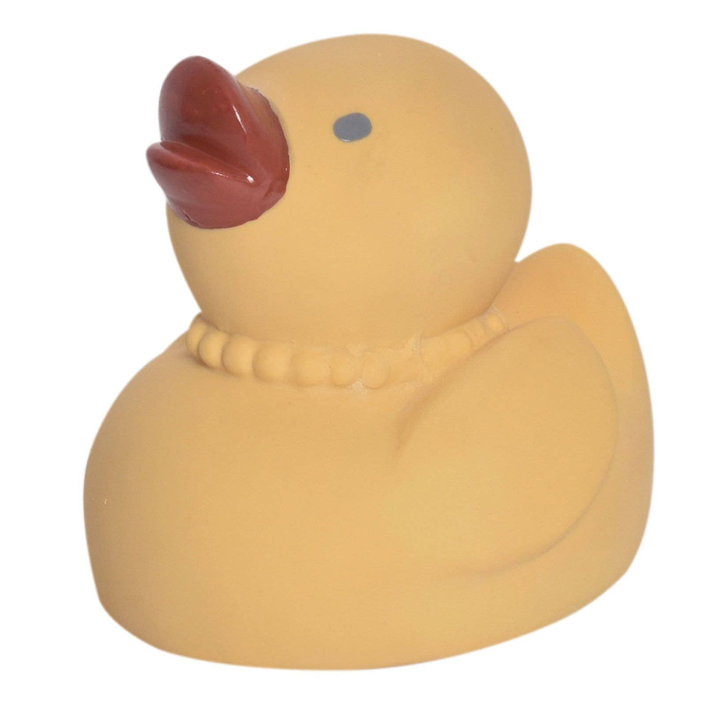 Tikiri Toys LLC - Tara the Duck - Natural Rubber Teether, Rattle & Bath Toy - Mumzie's Children
