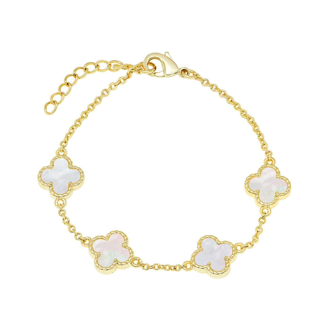 Lily Nily - Mother of Pearl Clover Bracelet