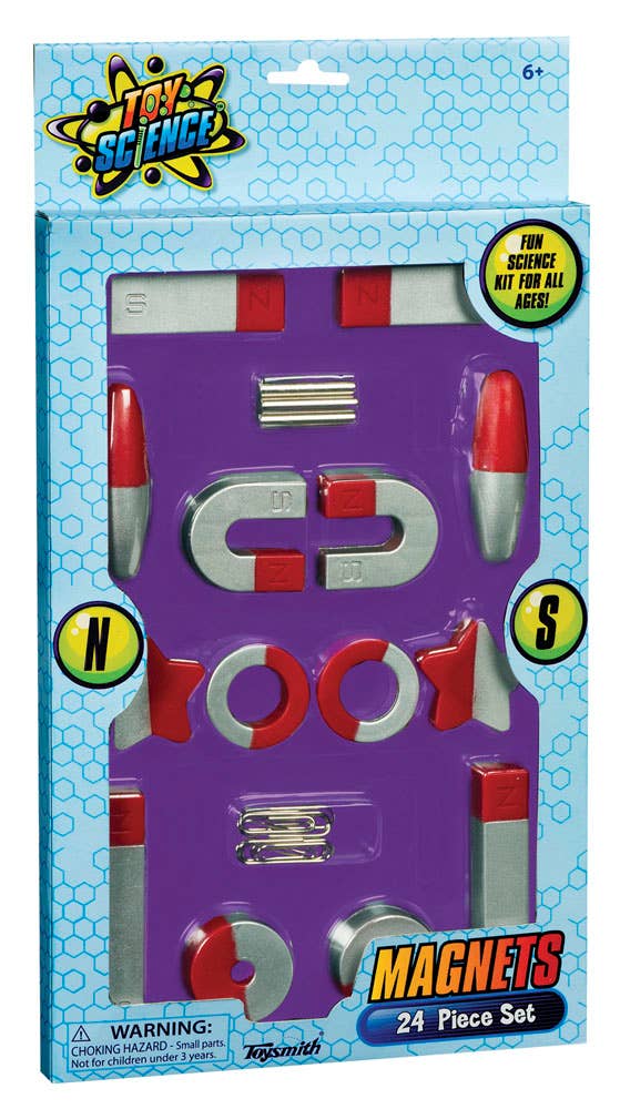 Toysmith - Toy Science Deluxe Magnet Set, Brown/A (7367) - Mumzie's Children