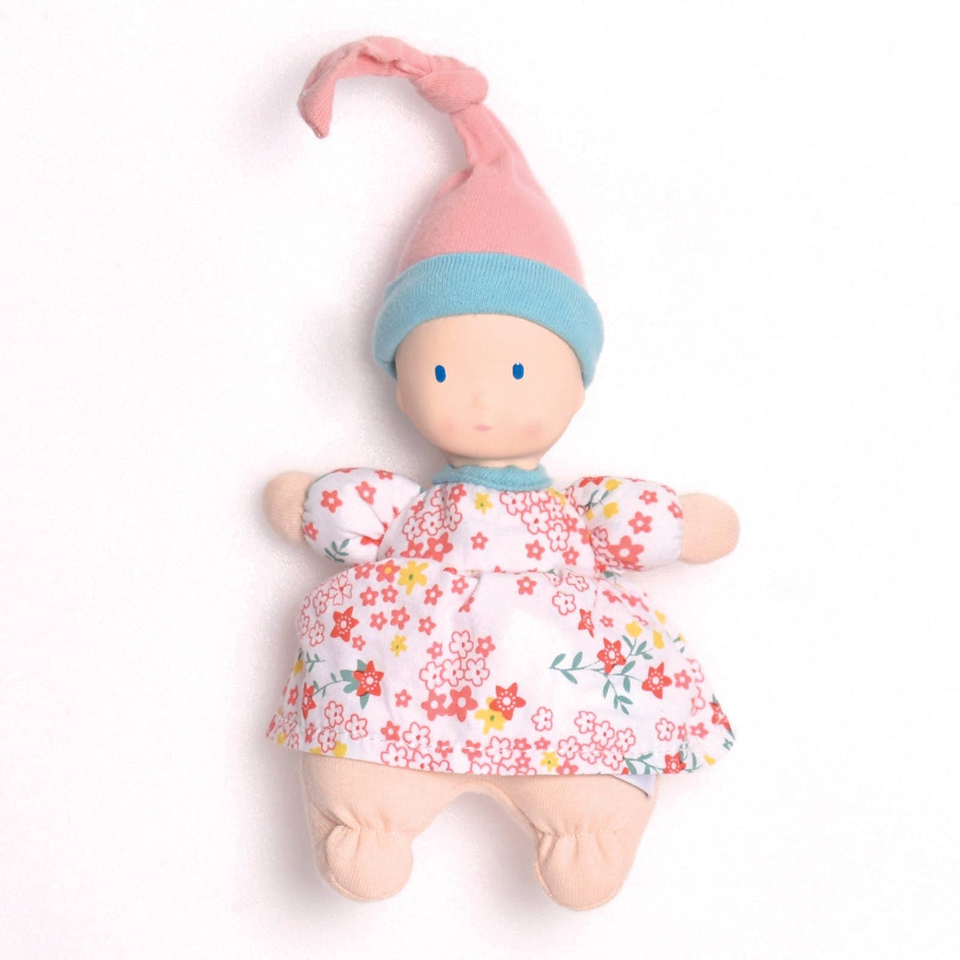 Rubber Head Doll-Floral Dress