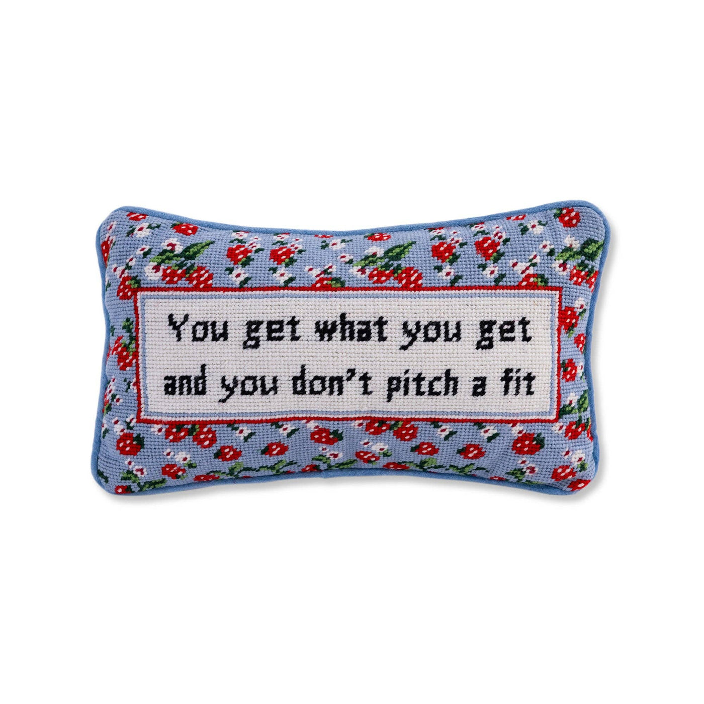 Furbish Studio - Get What You Get Needlepoint Pillow