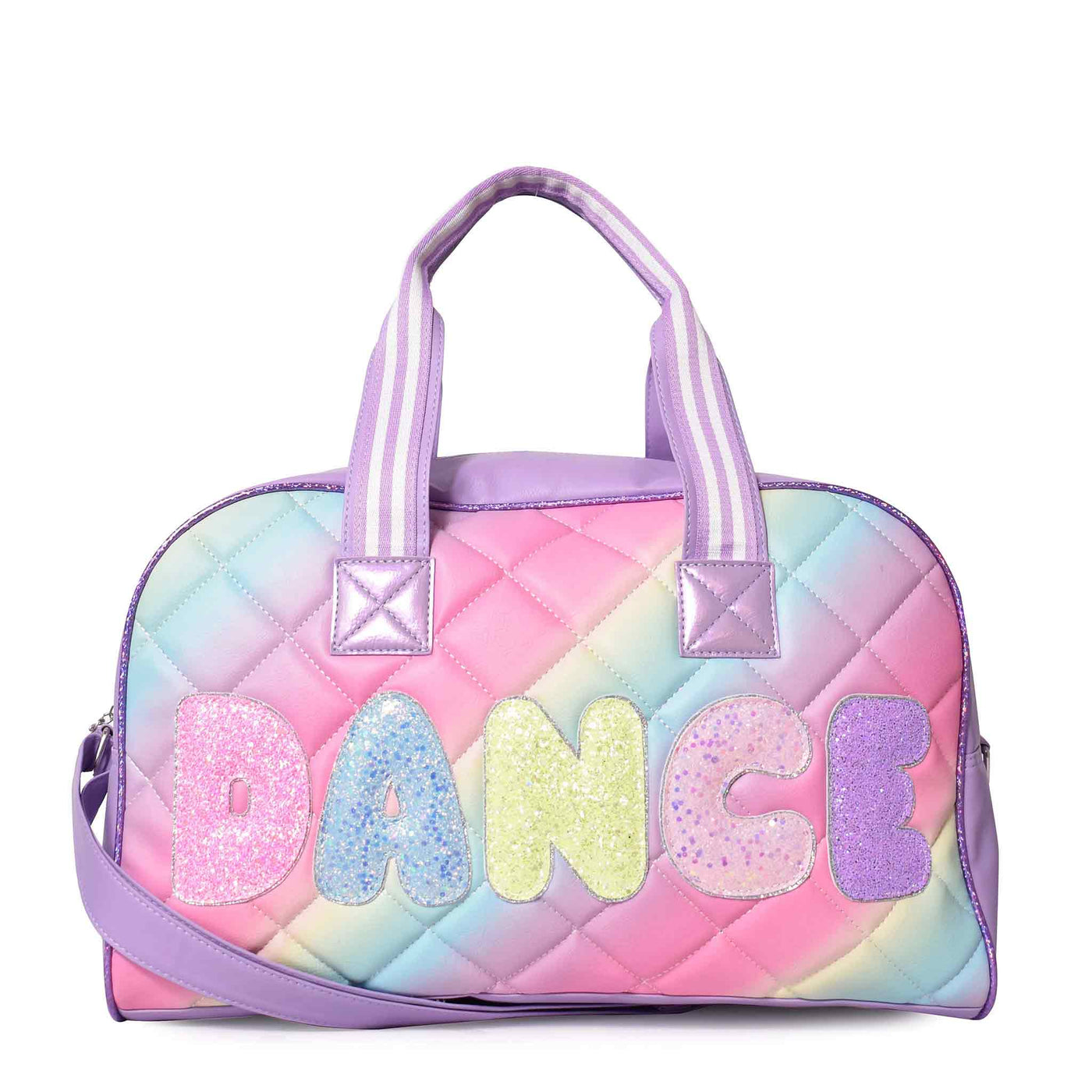 Miss Gwen's OMG Accessories - 'Dance' Quilted Ombre Large Duffle Bag