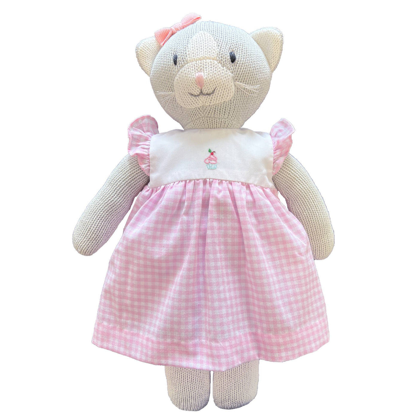Petit Ami - Knit Cat Doll with Cupcake Dress