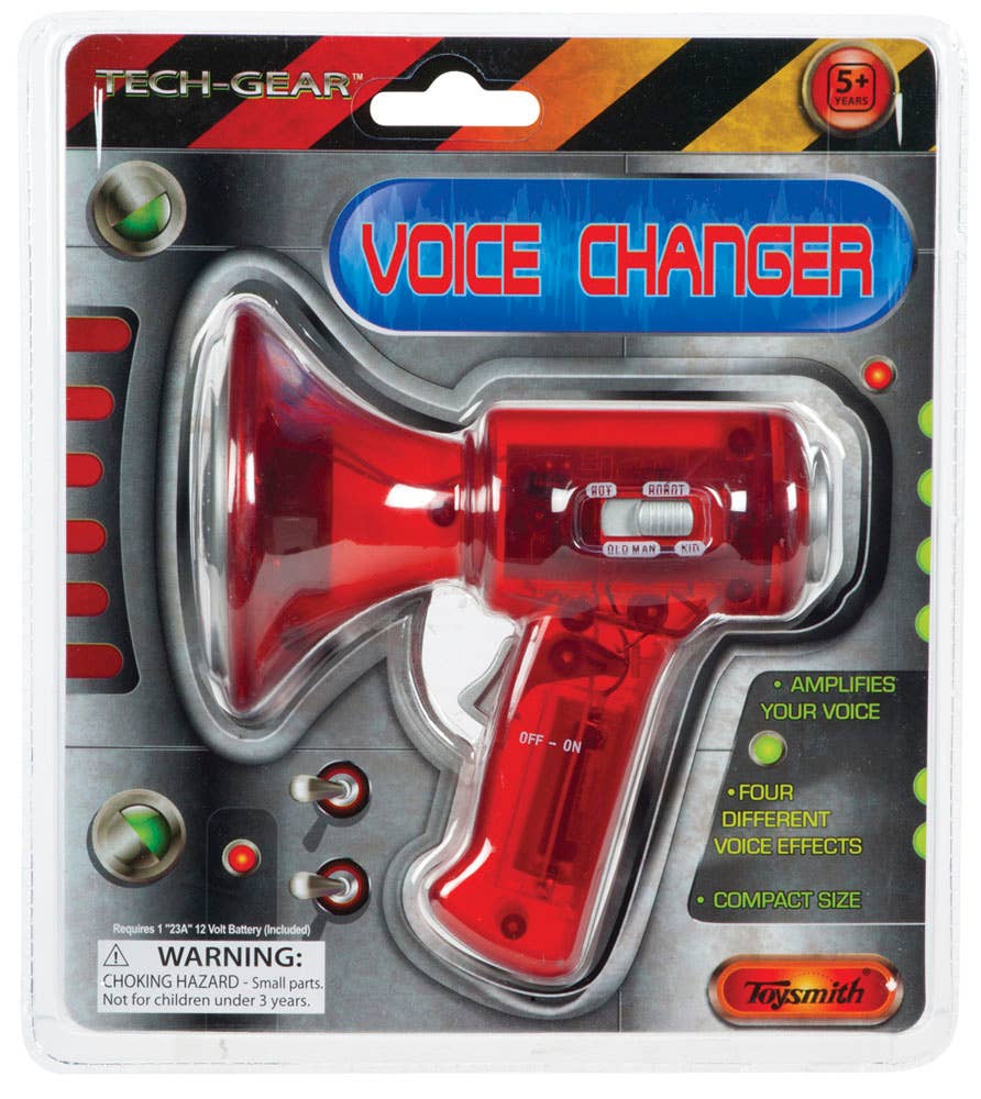 Toysmith - 3.5" Small Voice Changer, Colors Vary, Amplifier, Megaphone - Mumzie's Children