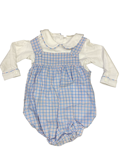 Boys Blue, White and Red Bubble with Undershirt - Mumzie's Children